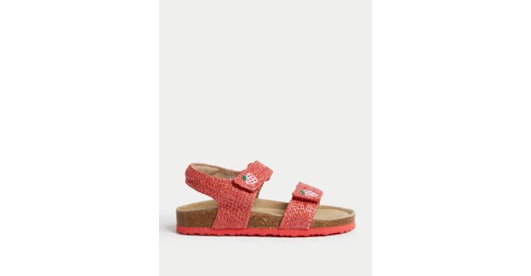 Kids' Strawberry Footbed Sandals (4 Small - 2 Large) 3 of 4