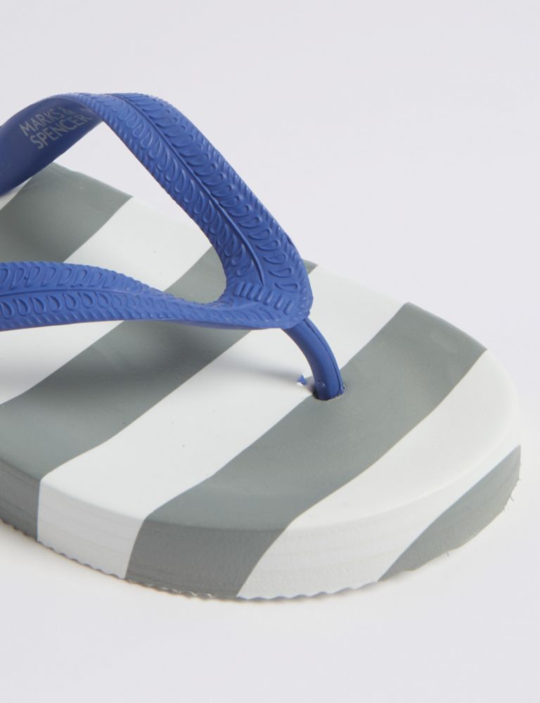 Kids’ Striped Flip-flops (13 Small - 7 Large) 3 of 3