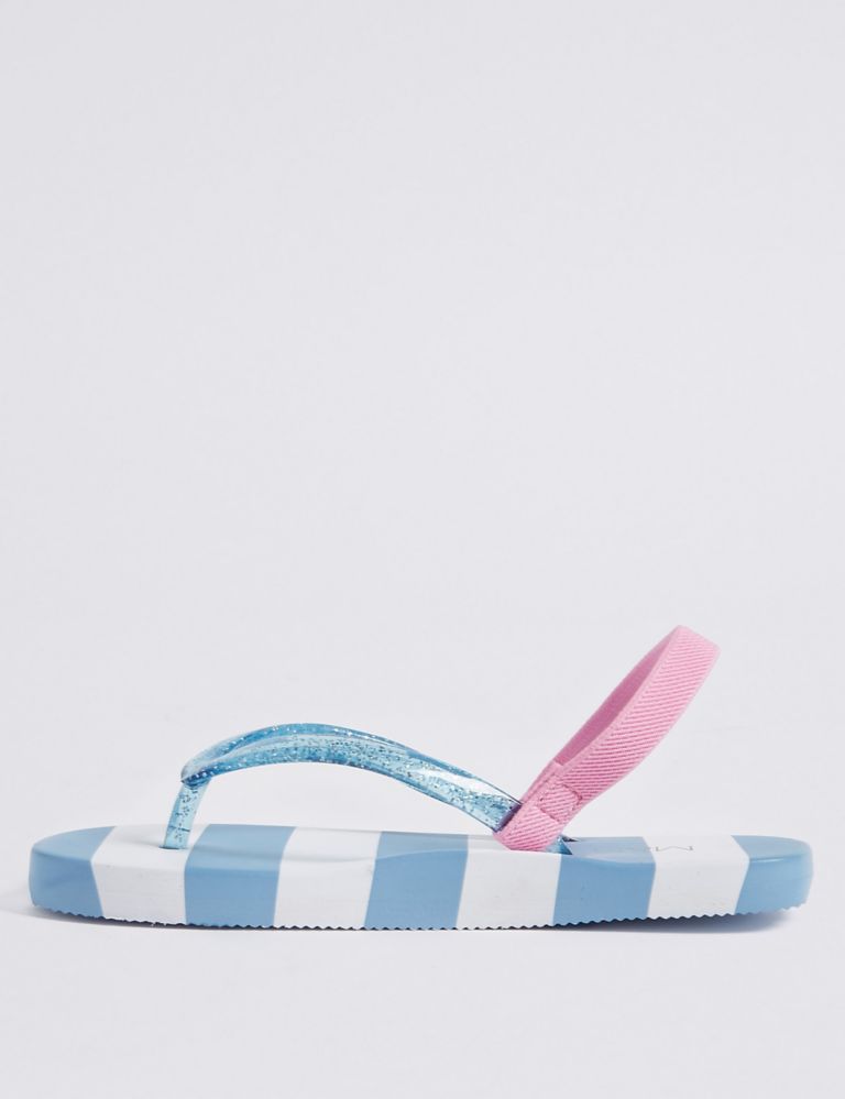 Kids’ Striped Flip-flops (5 Small - 12 Small) 3 of 4