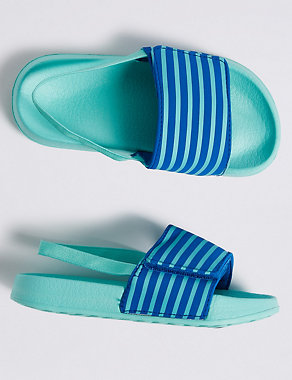 Kids' Striped Slide Sandals (5 Small - 12 Small) Image 2 of 5