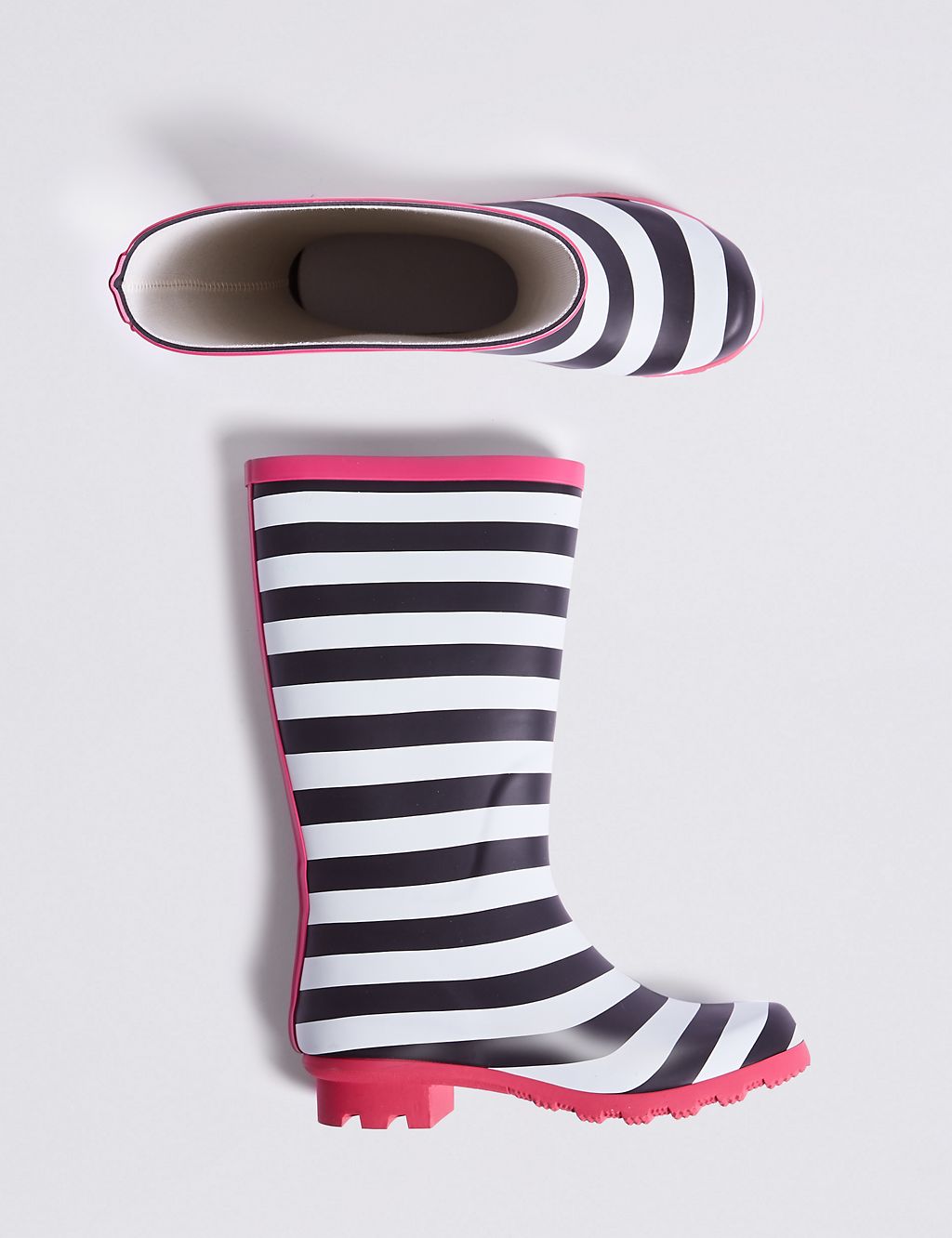 Kids’ Striped Wellies (13 Small - 6 Large) 1 of 4