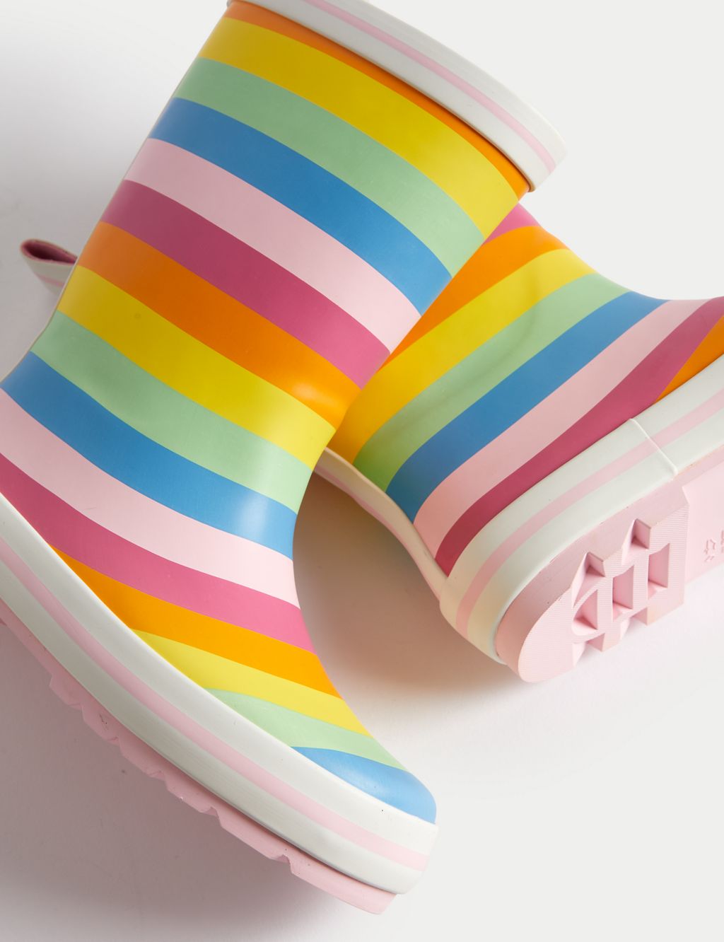 Kids' Striped Wellies (4 Small - 6 Large) 2 of 4