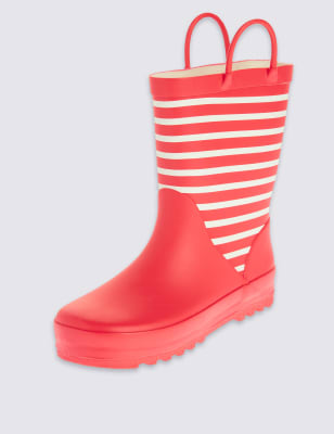 Striped wellies outlet