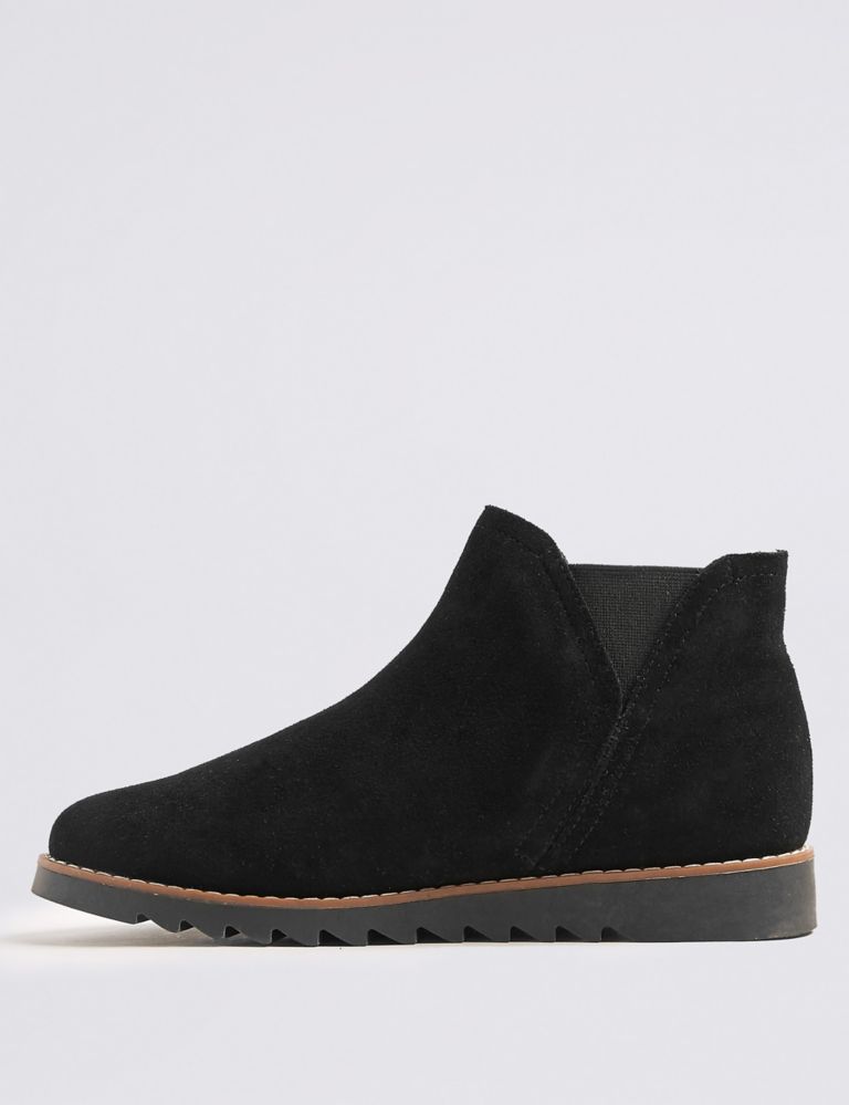Kids' Suede Ankle Boots (13 Small - 6 Large) 3 of 5