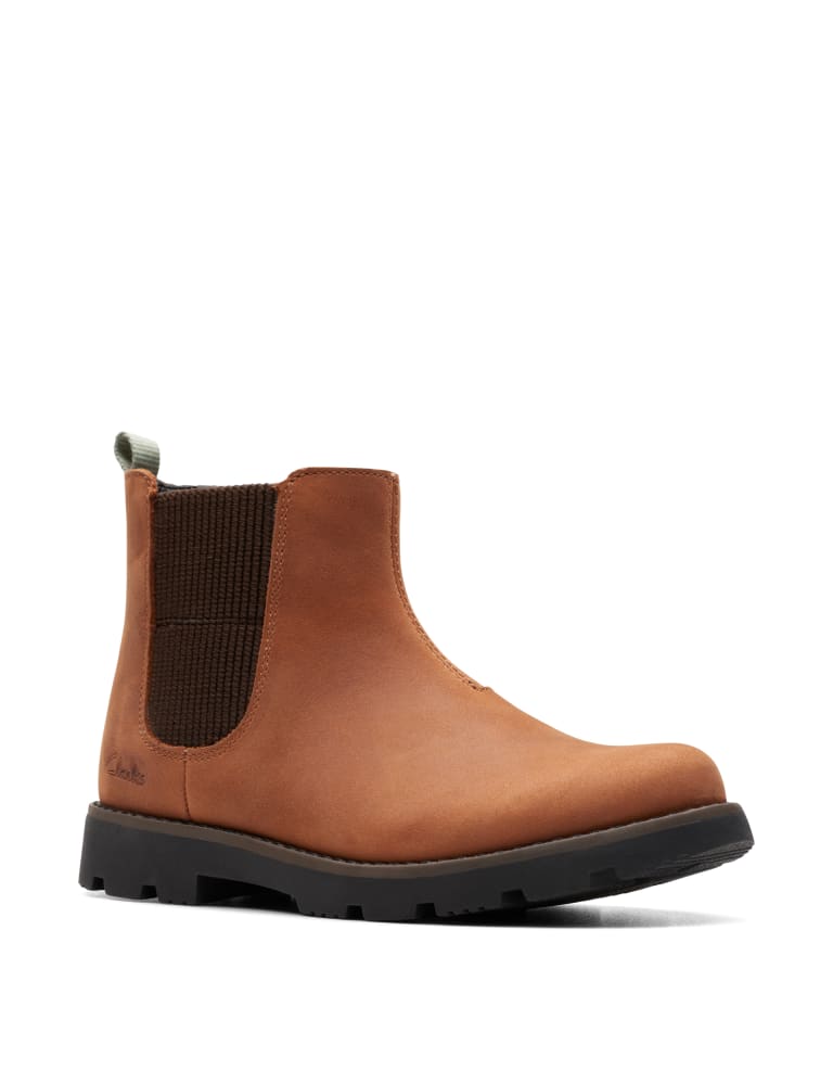 Kids Suede Ankle Boots CLARKS M S