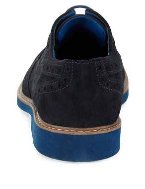 Kids' Suede Brogue Shoes Image 2 of 5