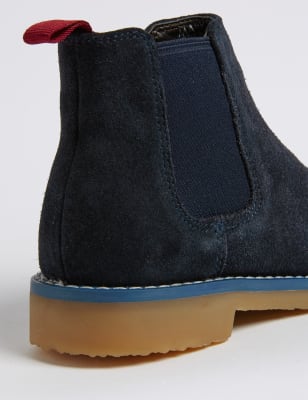 Kids Suede Chelsea Boots 5 Small 12 Small M S