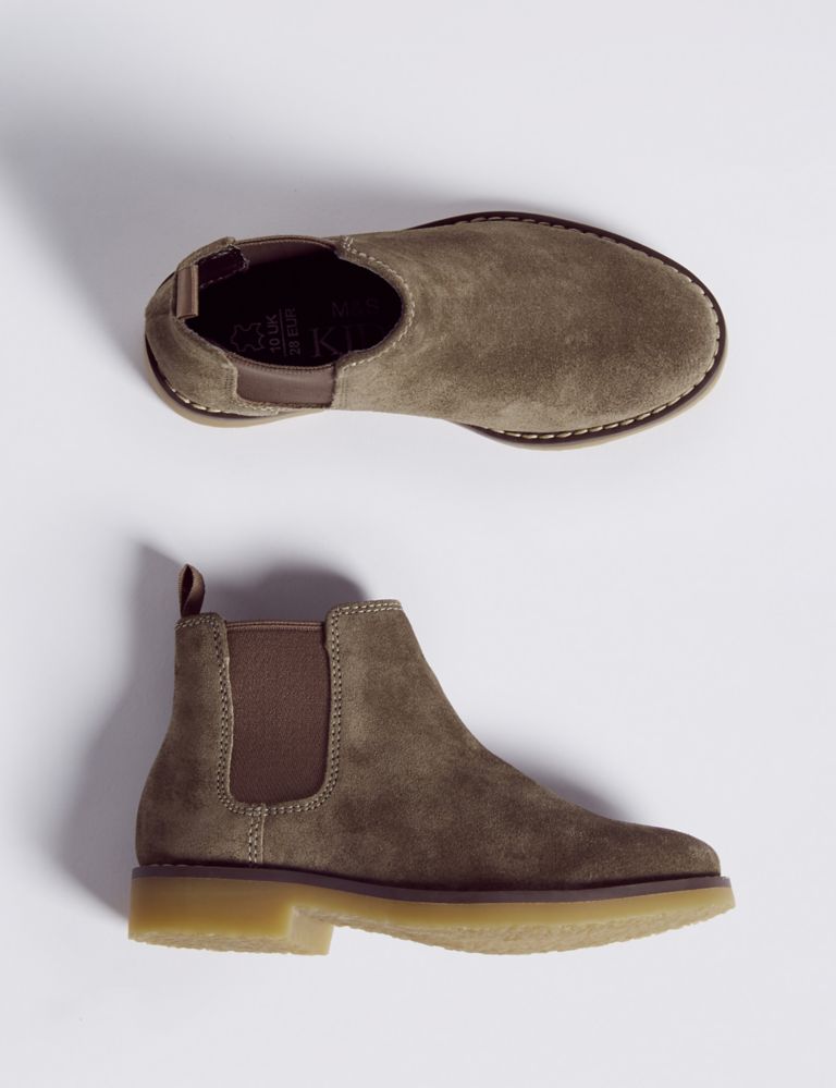 Kids’ Suede Chelsea Boots (5 Small - 12 Small) 2 of 4