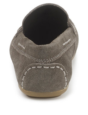 Kids' Suede Driving Moccasins Image 2 of 5