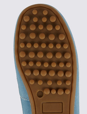 Kids' Suede Driving Shoes with Stain Resistance™ Image 2 of 3
