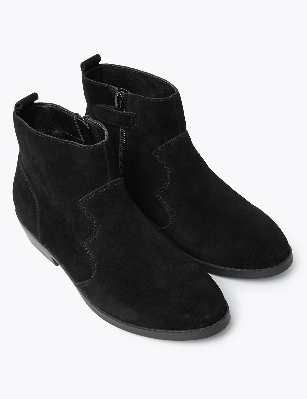Kids' Suede Freshfeet™ Ankle Boots (13 Small - 6 Large) 3 of 5