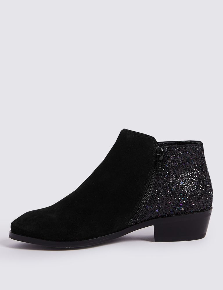 Kids' Suede Glitter Boots (13 Small - 6 Large) 3 of 5