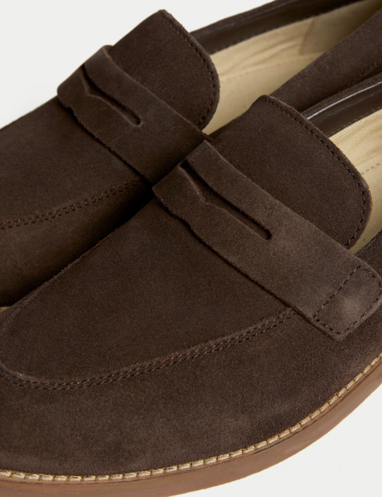 Kids' Suede Loafers (3 Large - 7 Large) 3 of 4