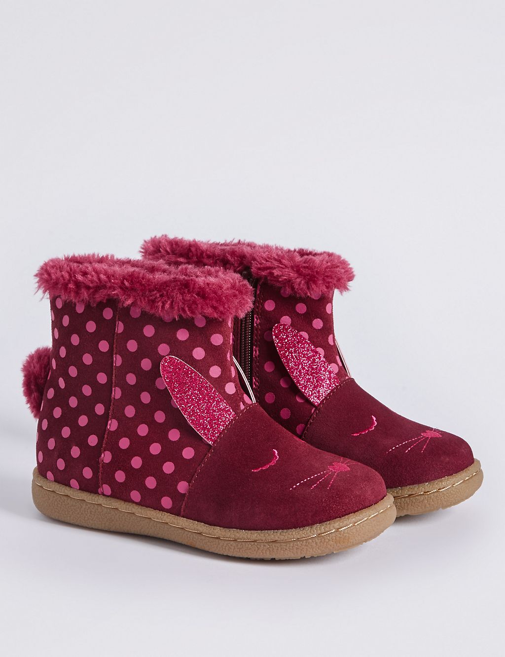 Kids’ Suede Mid-calf Boots 3 of 4