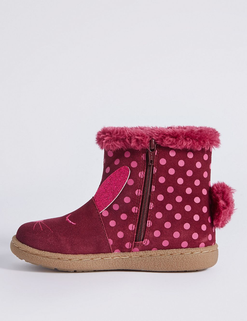 Kids’ Suede Mid-calf Boots 2 of 4