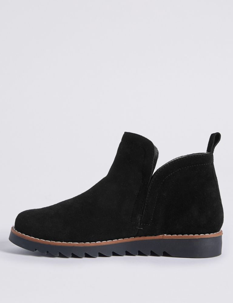 Kids' Suede Pull-on Ankle Boots 3 of 4