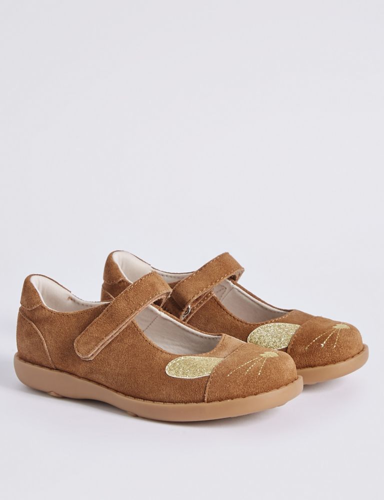 Kids’ Suede Riptape Cross Bar Shoes 1 of 4