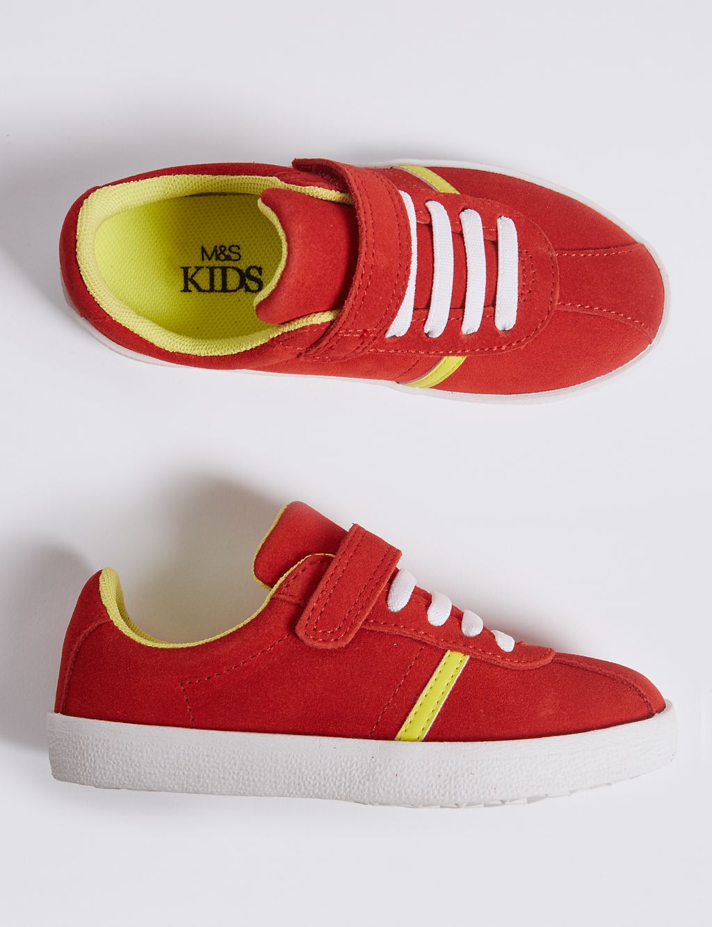 Kids’ Suede Trainers (5 Small - 12 Small) 1 of 4