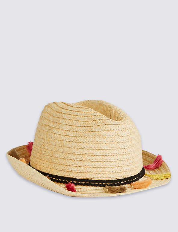 Kids’ Tassel Trilby Hat Image 1 of 1