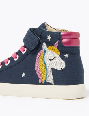 unicorn high top trainers