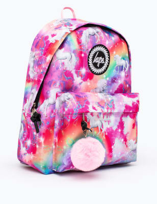 Kids' Unicorn Print Backpack | HYPE | M\u0026S