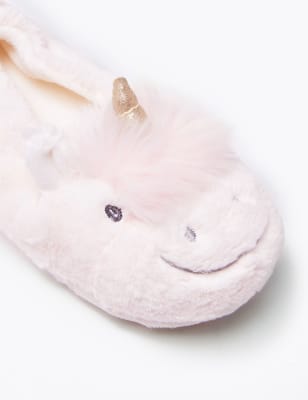 Kids Unicorn Slippers 5 Small 6 Large M S