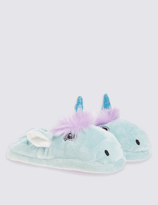 Unicorn slippers m&s top