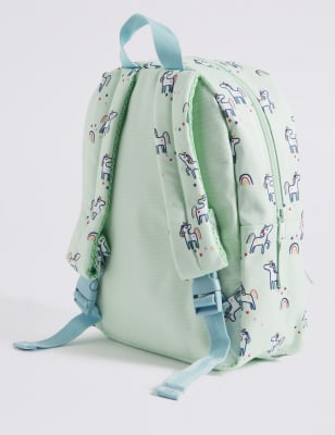 Kids Unicorn Water Repellent School Backpack M S
