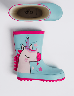 Kids' Unicorn Wellies (5 Small - 12