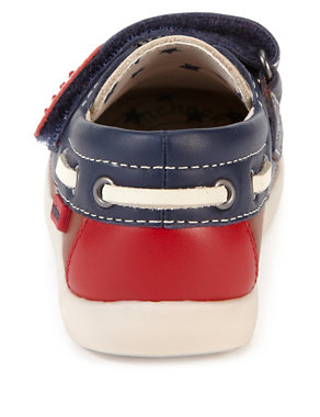 Kids' Walkmates Leather Boat Shoes Image 2 of 5