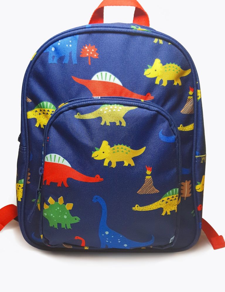 Kids' Water Repellent Dino School Bag | M&S