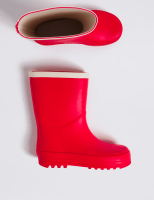 Red sale kids wellies