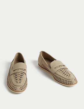 Kids' Woven Slip-On Loafers (3 Large - 7 Large) Image 2 of 4