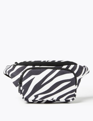 zebra bum bag