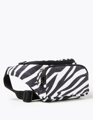 zebra bum bag