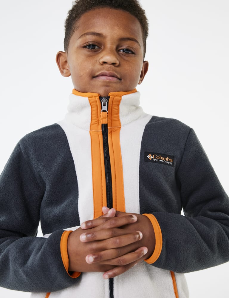 Baby boy columbia fleece jacket hotsell