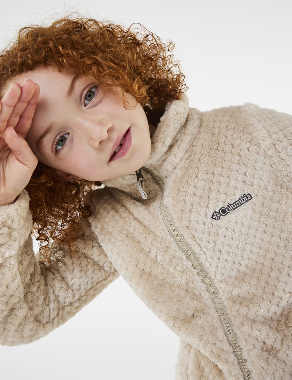 Baby girl deals columbia fleece jacket