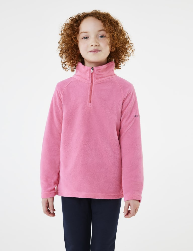 Kids Glacial Fleece Half Zip Top, Columbia