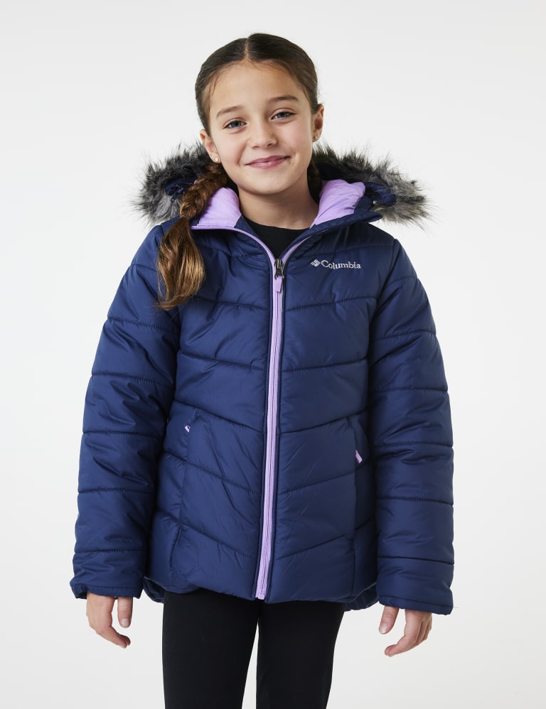 Kids Katelyn Crest II Hooded Padded Jacket