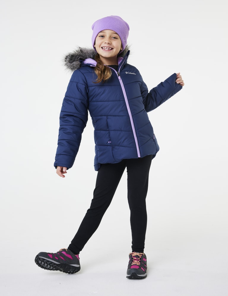 Kids Katelyn Crest II Hooded Padded Jacket