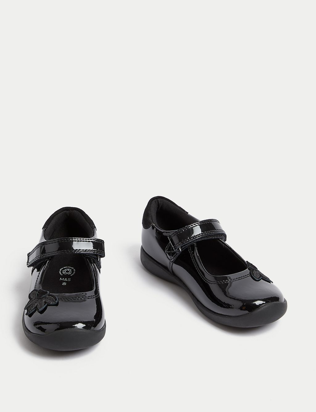 Kids Patent Leather School Shoes (8 Small - 1 Large) 1 of 5
