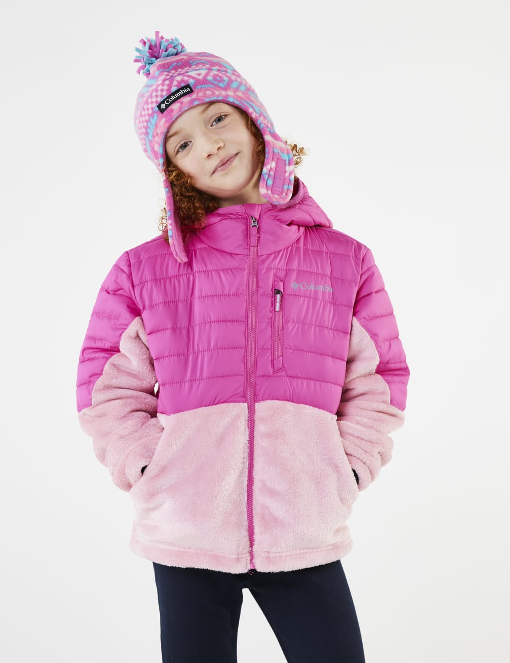 Columbia Sportswear Powder Lite Girls Hooded Jacket - Puffer & Padded