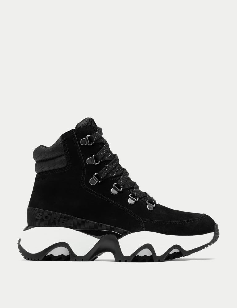 Sorel black suede boots online