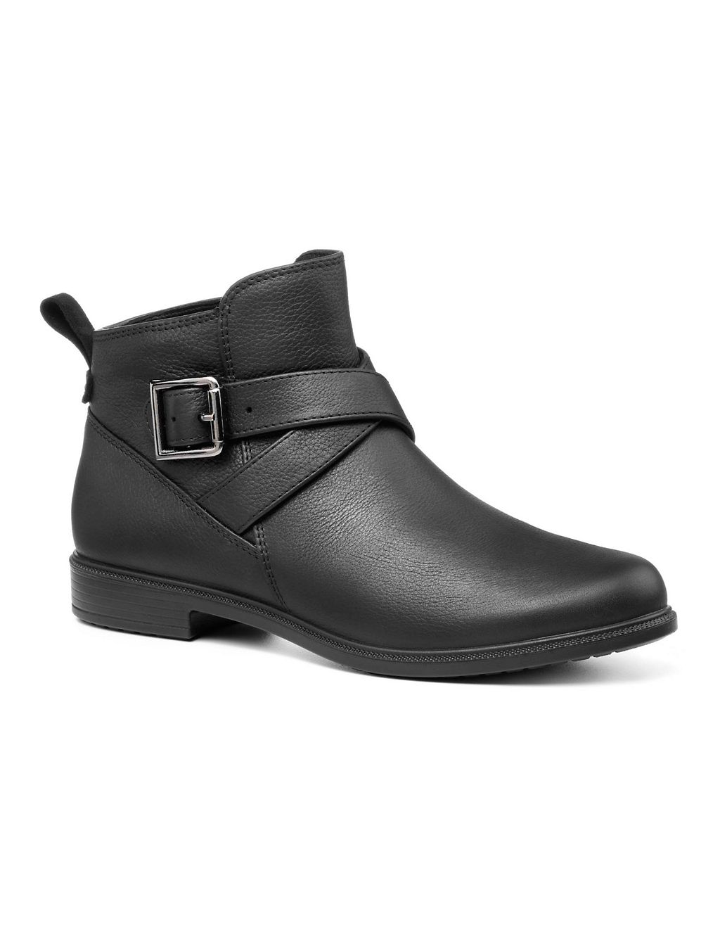Kingsley Leather Buckle Ankle Boots 1 of 4