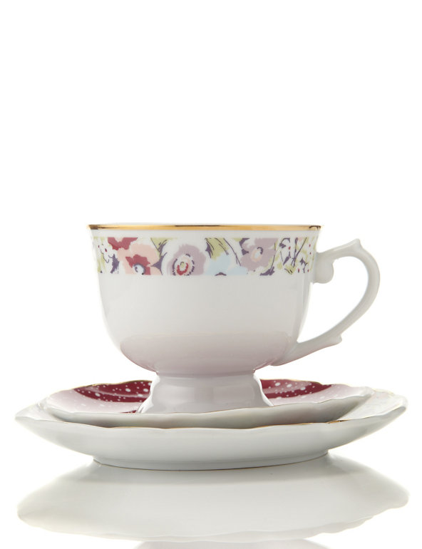 Kirstie Allsopp Tea Cup, Saucer & Side Plate Set Image 1 of 2