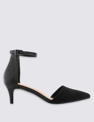 Kitten Heel Court Shoes with Insolia® Image 2 of 6