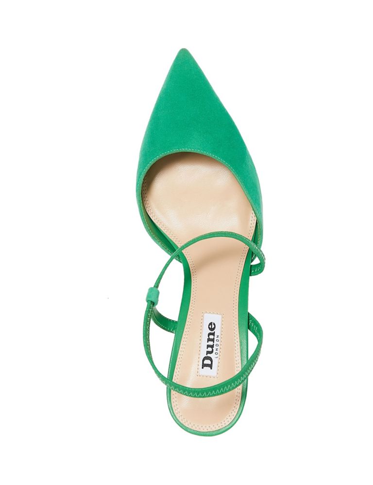 Kitten Heel Pointed Court Shoes 4 of 5