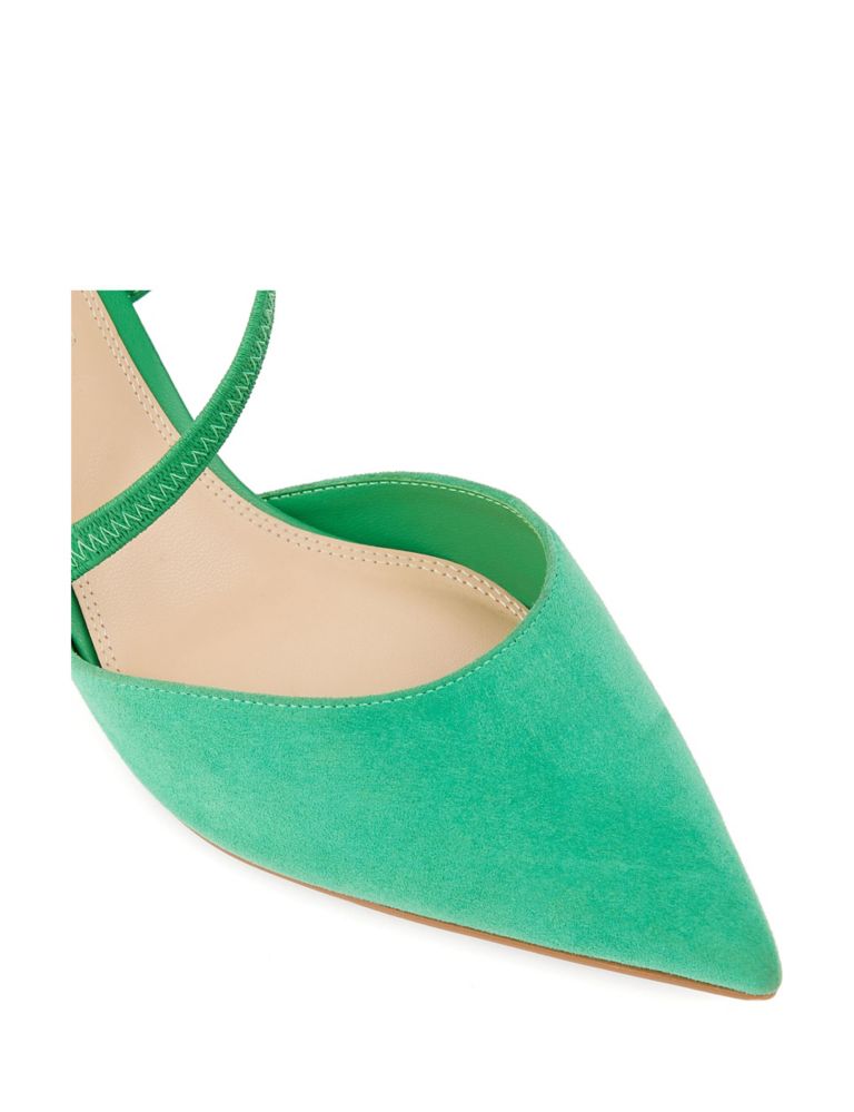 Kitten Heel Pointed Court Shoes 5 of 5