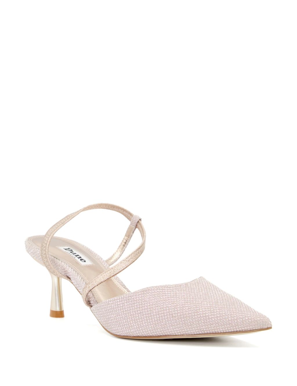 Kitten Heel Pointed Court Shoes 1 of 5