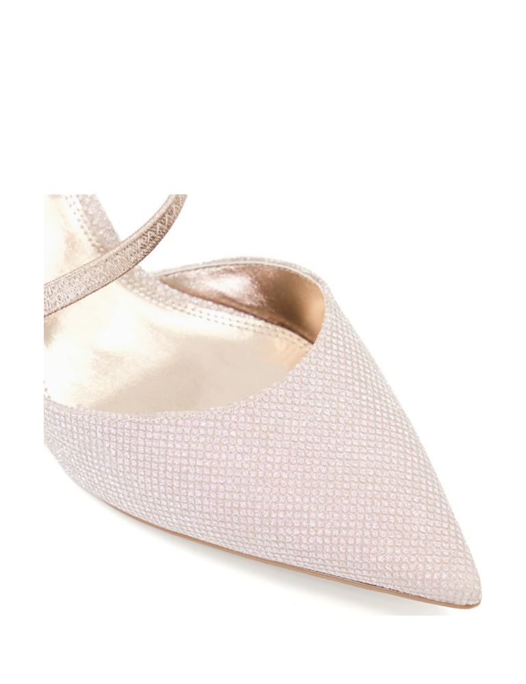 Kitten Heel Pointed Court Shoes 3 of 5